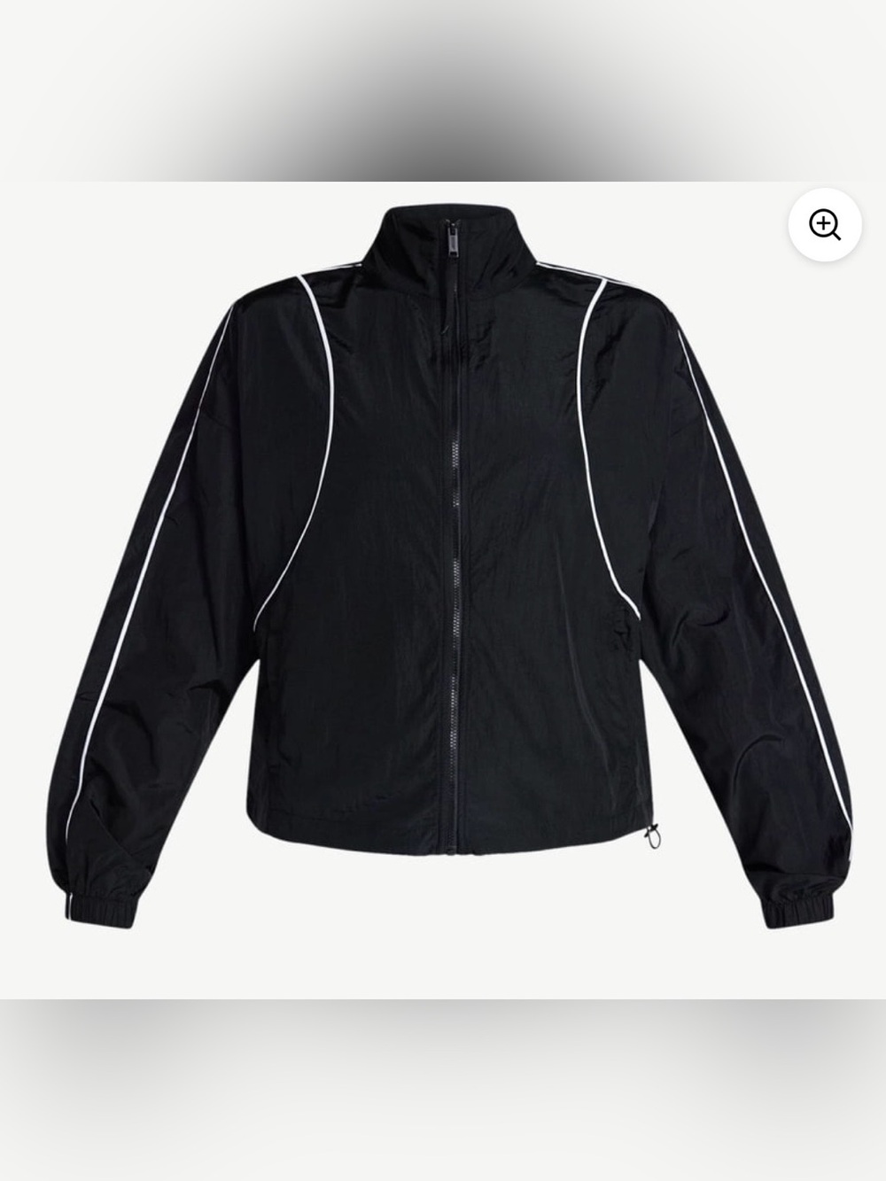 Avia Black Jacket with White Label